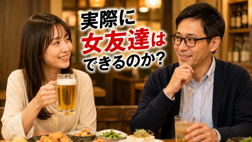 実際に「女友達」はできるのか?正直な話