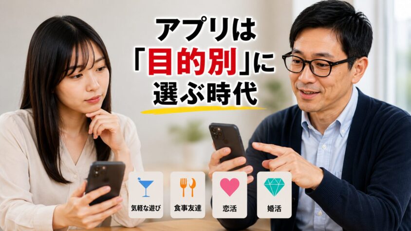 アプリは「目的別」に選ぶ時代(これから検証)