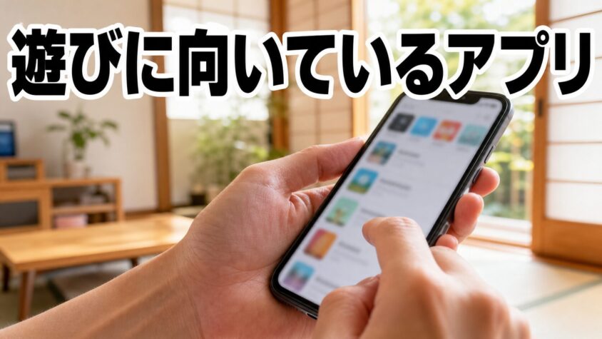 遊びに向いているアプリ