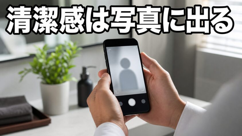マッチングアプリでは、清潔感はまず「写真」に出ます